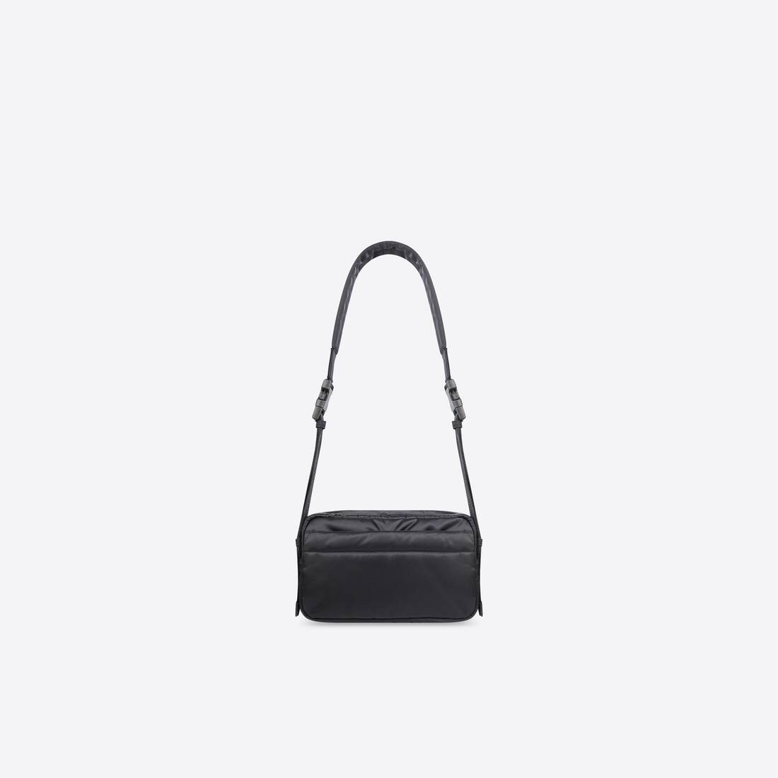 Men's Explorer Bomber Crossbody Bag in Black - 4
