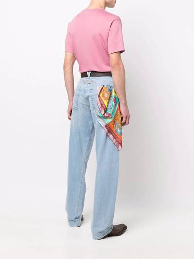 VERSACE wide-leg relaxed jeans outlook