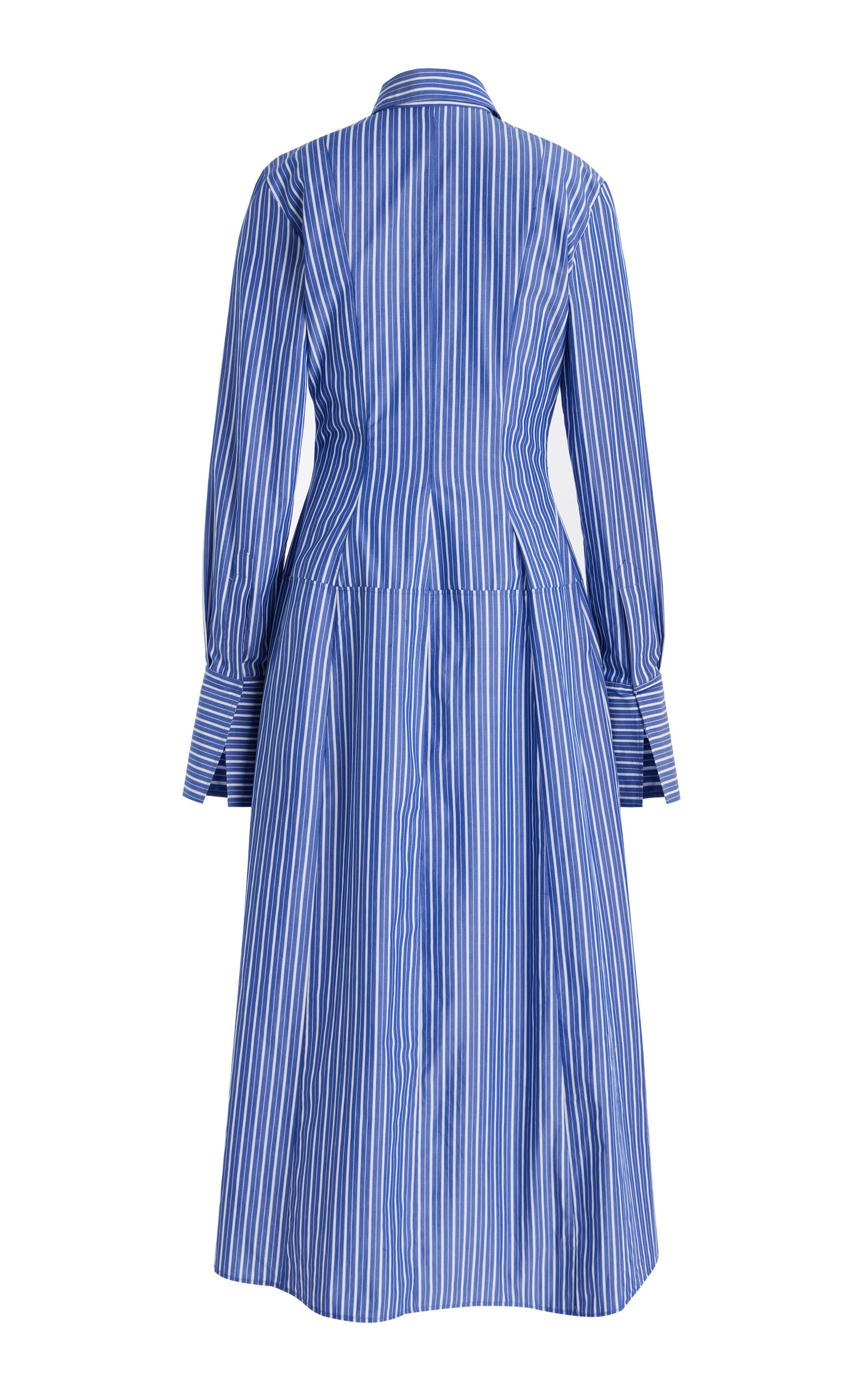 The Sammy Pima Cotton Midi Shirt Dress stripe - 5