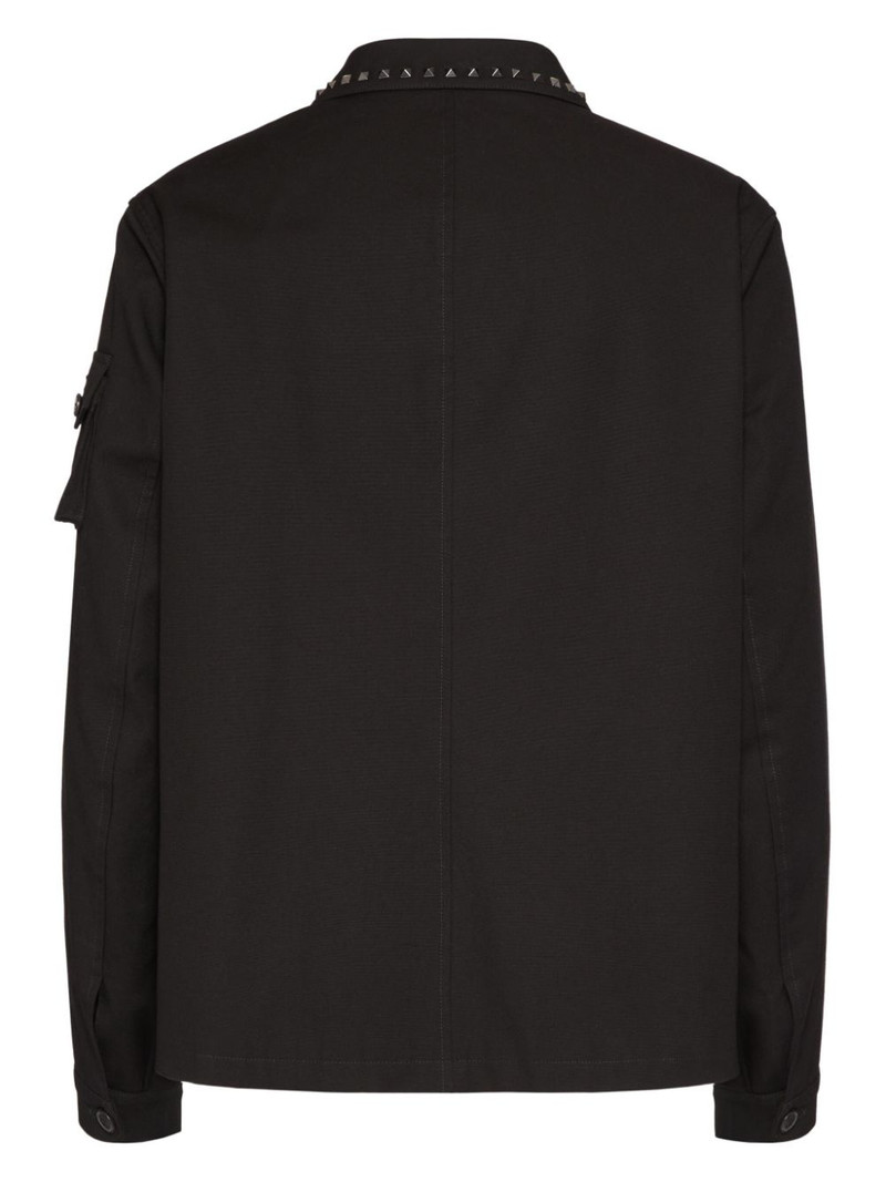 Valentino studded two-pocket shirt outlook