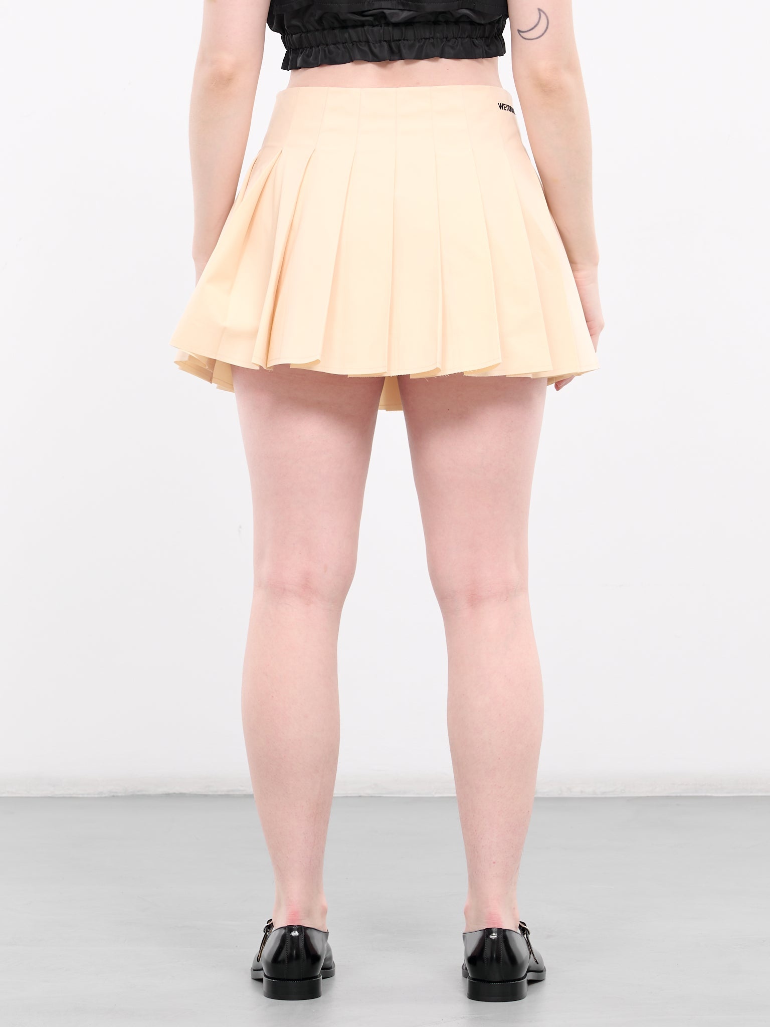Box Pleated Mini Skirt - 3