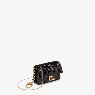 FENDI Black sequin charm outlook