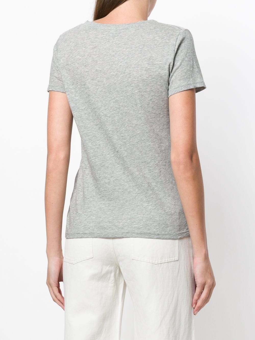 classic v-neck T-shirt - 4