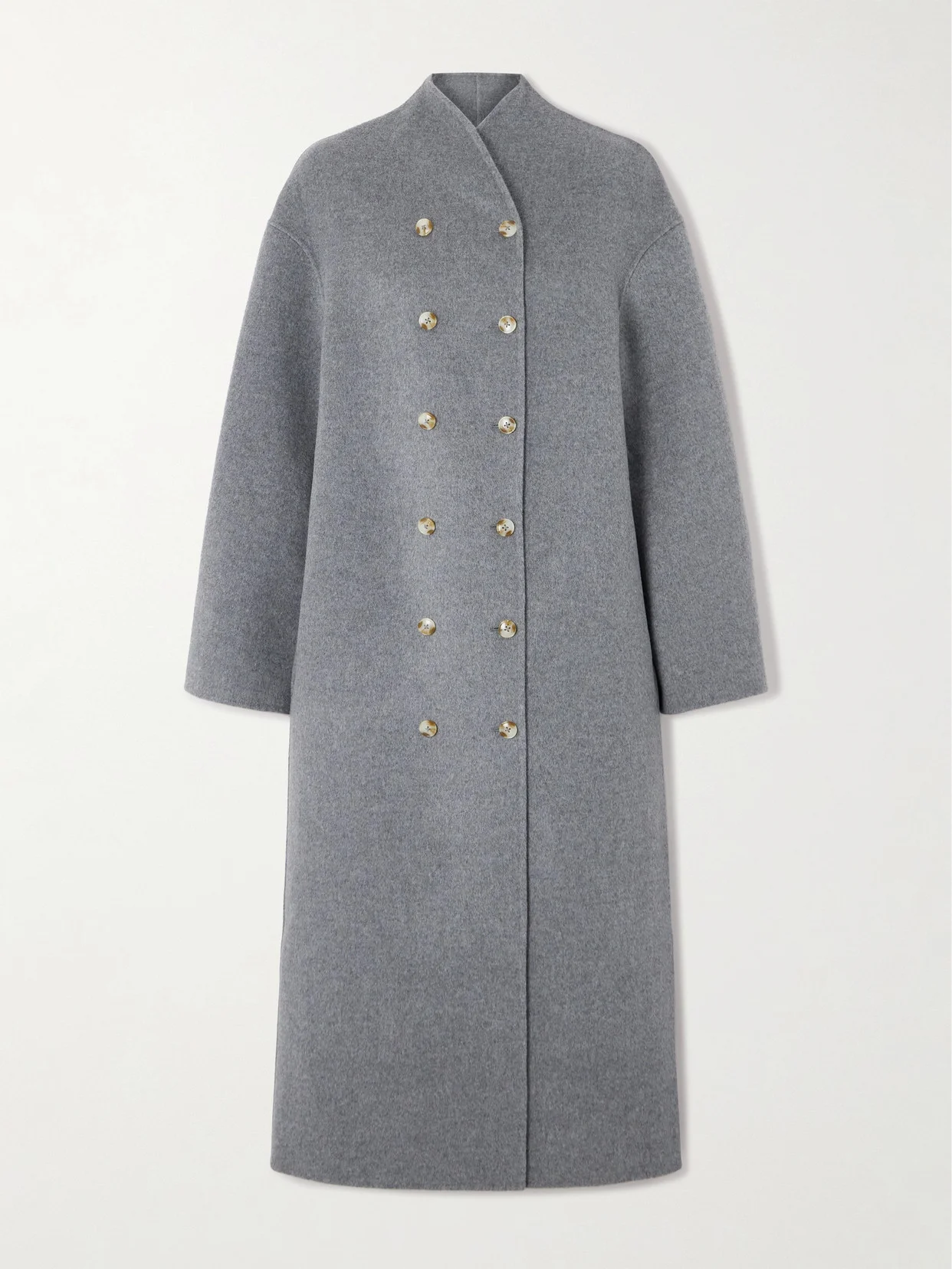Amory Double-breasted Wool And Cashmere-blend Coat - 1
