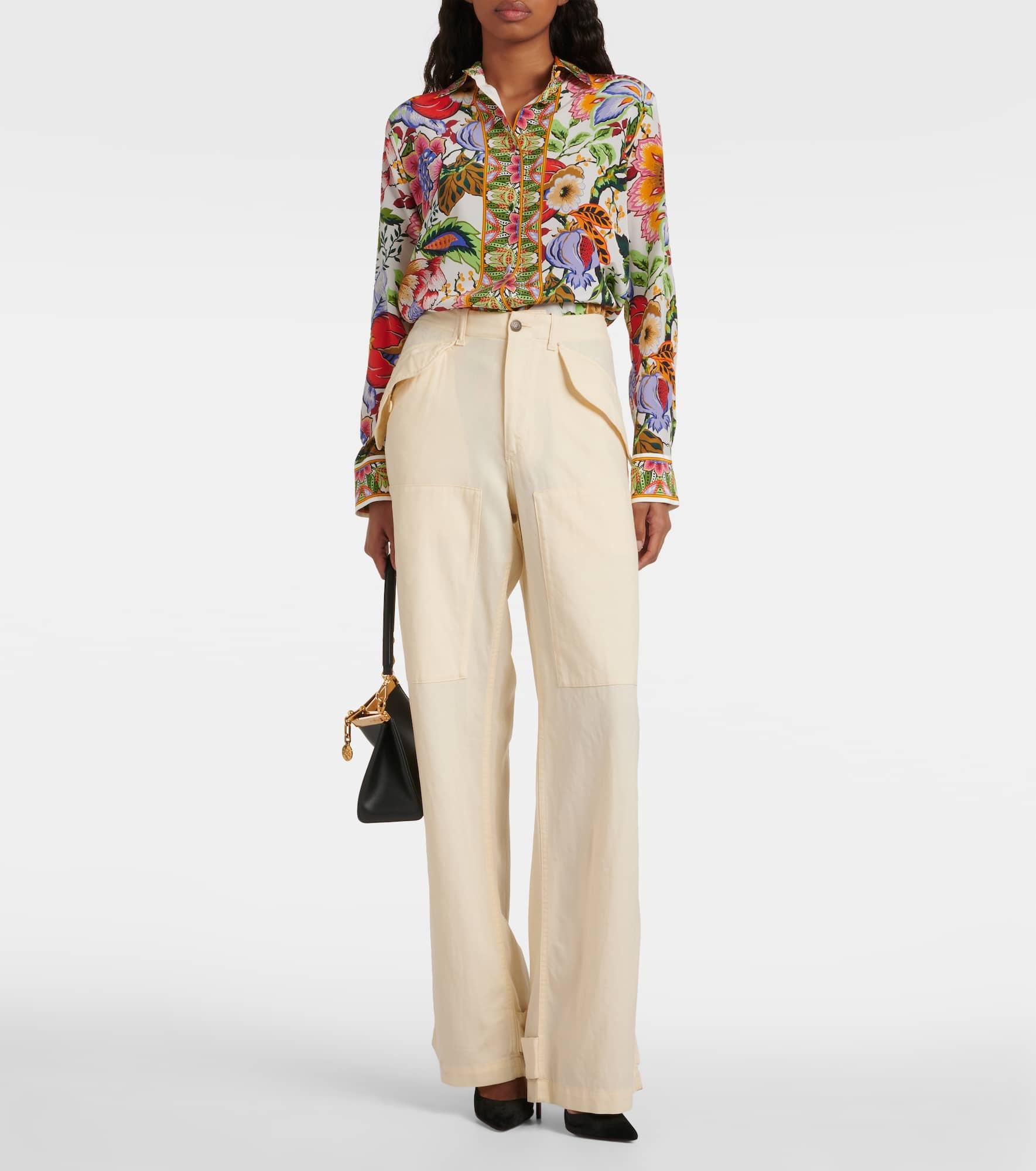Printed silk shirt - 2