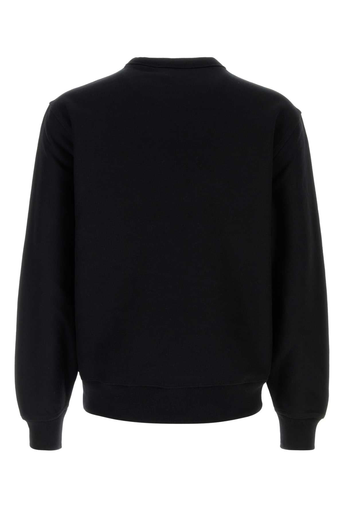 Burberry Men Black Cotton Blend Sweatshirt - 2