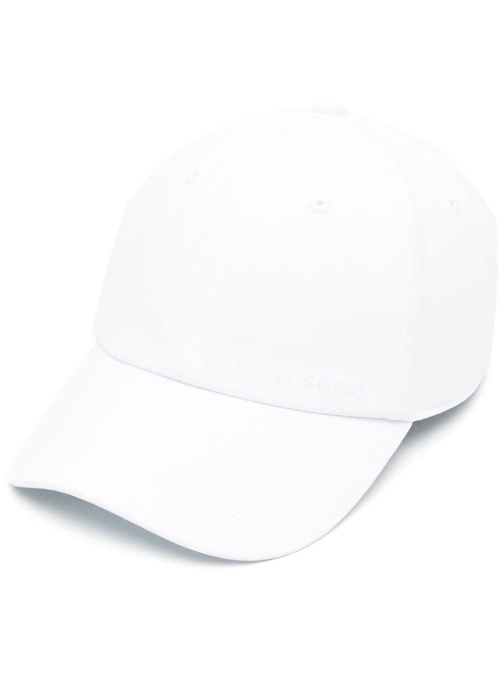 embroidered-logo cotton baseball cap - 1