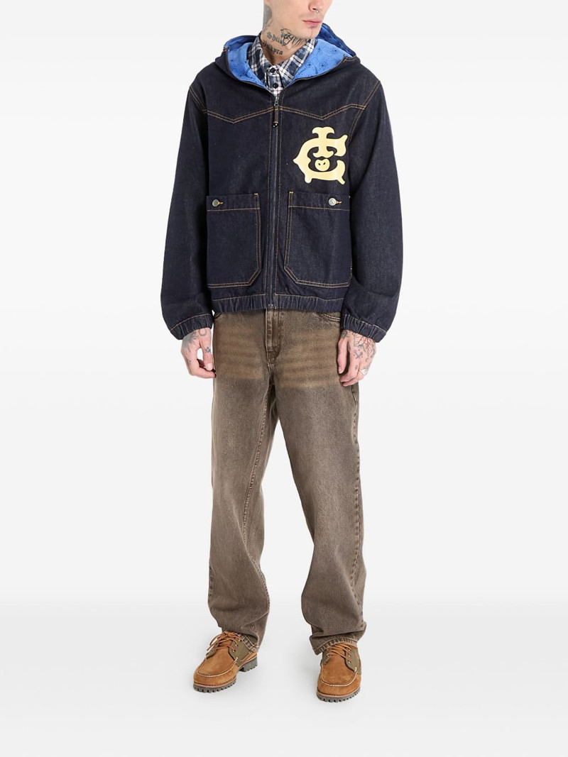 ICECREAM Western panelled zip jacket outlook