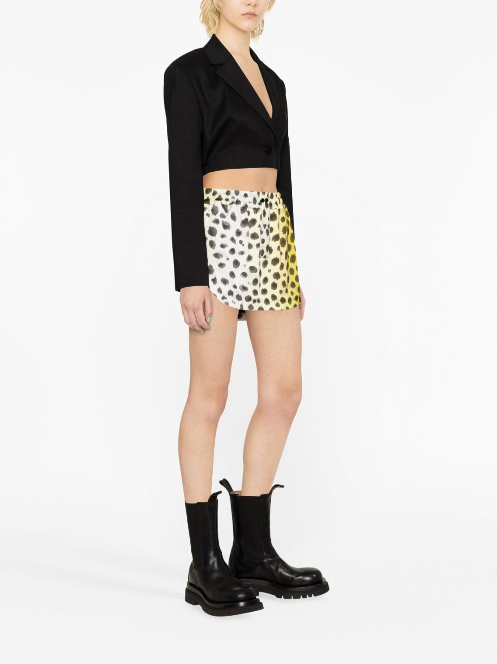 cheetah print miniskirt - 3