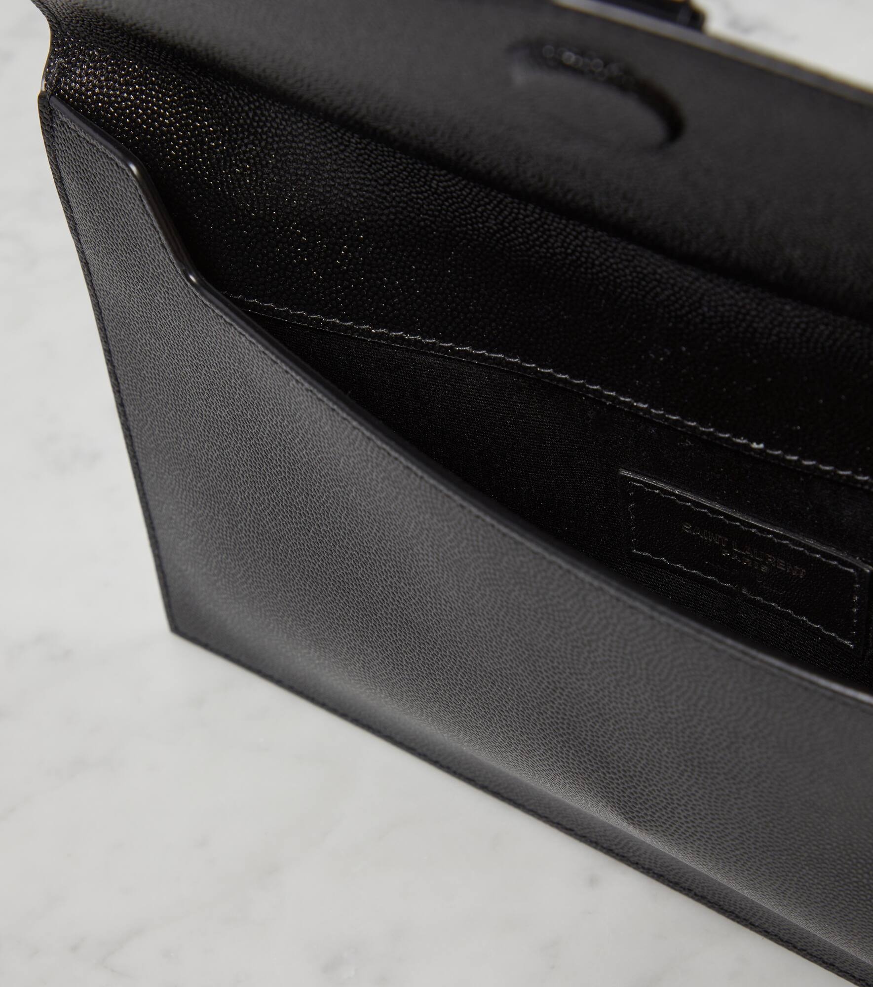 Uptown leather clutch - 3