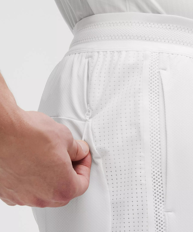 Mesh-Panelled Tennis Short 7" 6