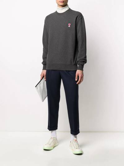 AMI Paris cropped tapered trousers outlook