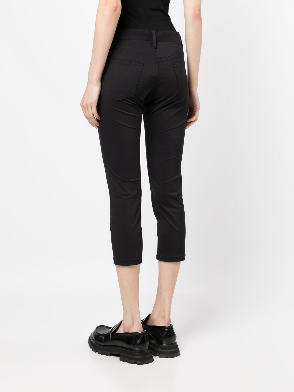 mid-rise cropped jeans - 4