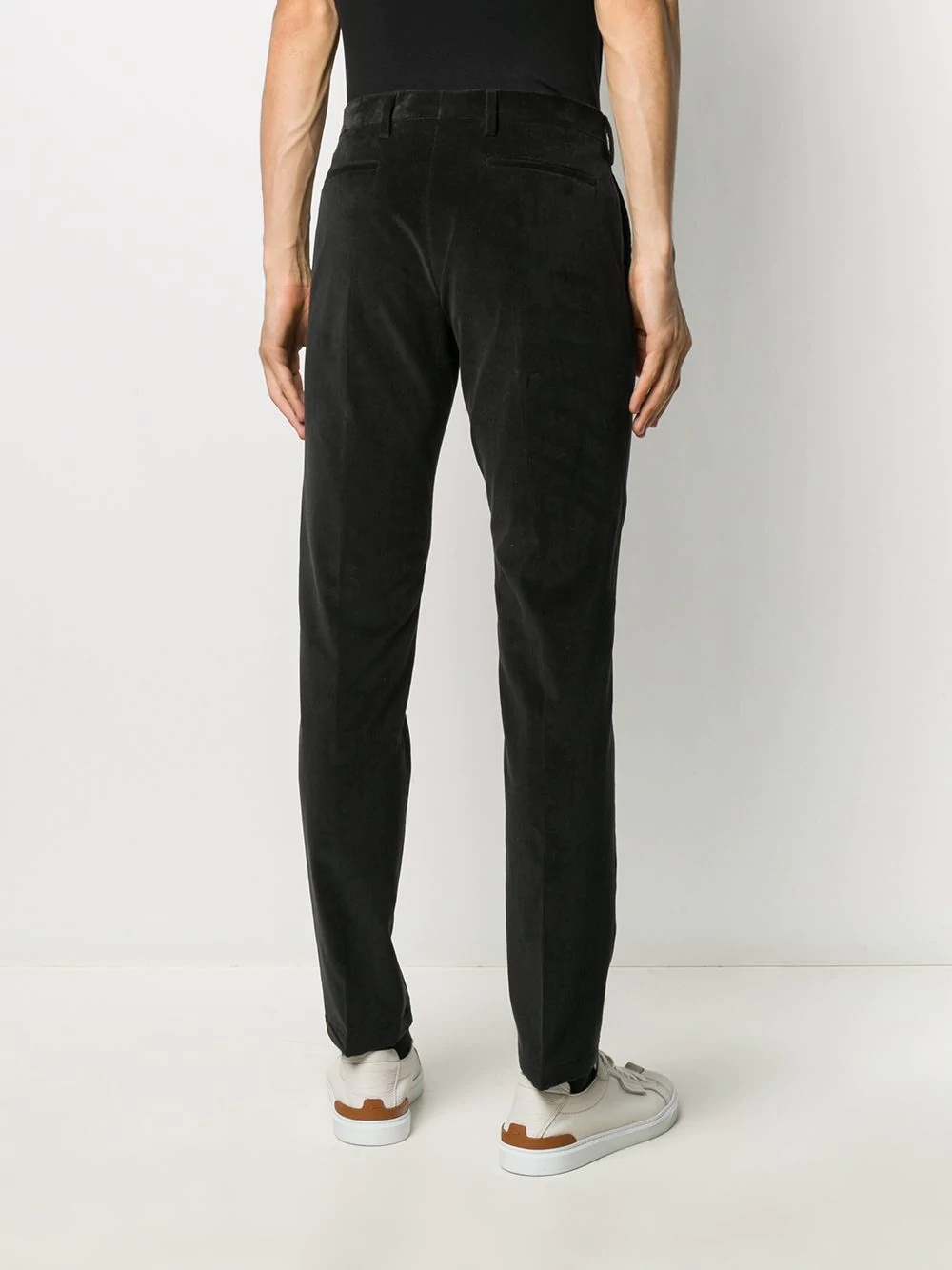 fitted corduroy trousers - 4