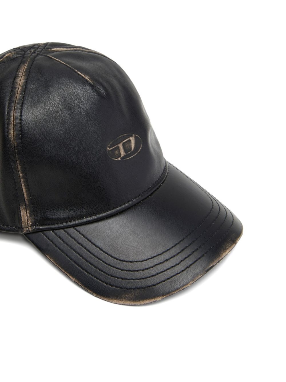 logo-embossed baseball cap - 3