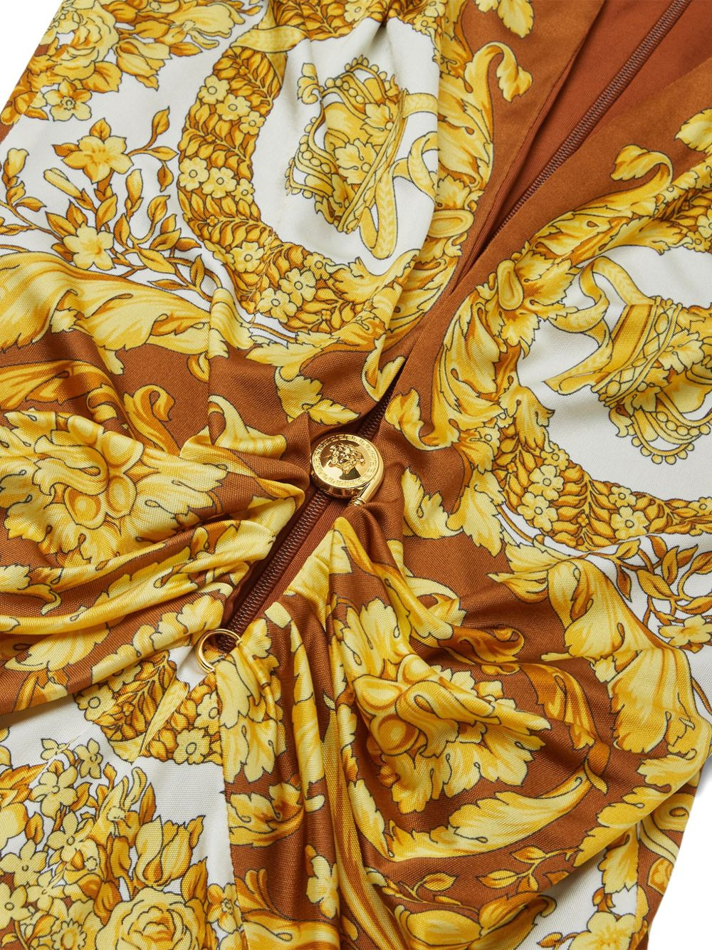 baroque-print long-sleeve blouse - 4
