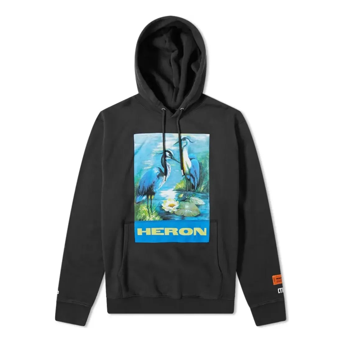 HERON PRESTON Heron Pop Over Hoodie 'Black' HMBB004F198080010488 - 1