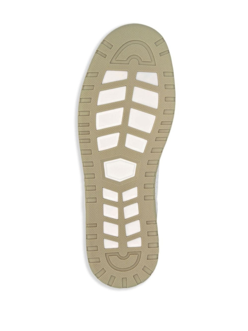 Hexagon panelled low-top sneakers 4