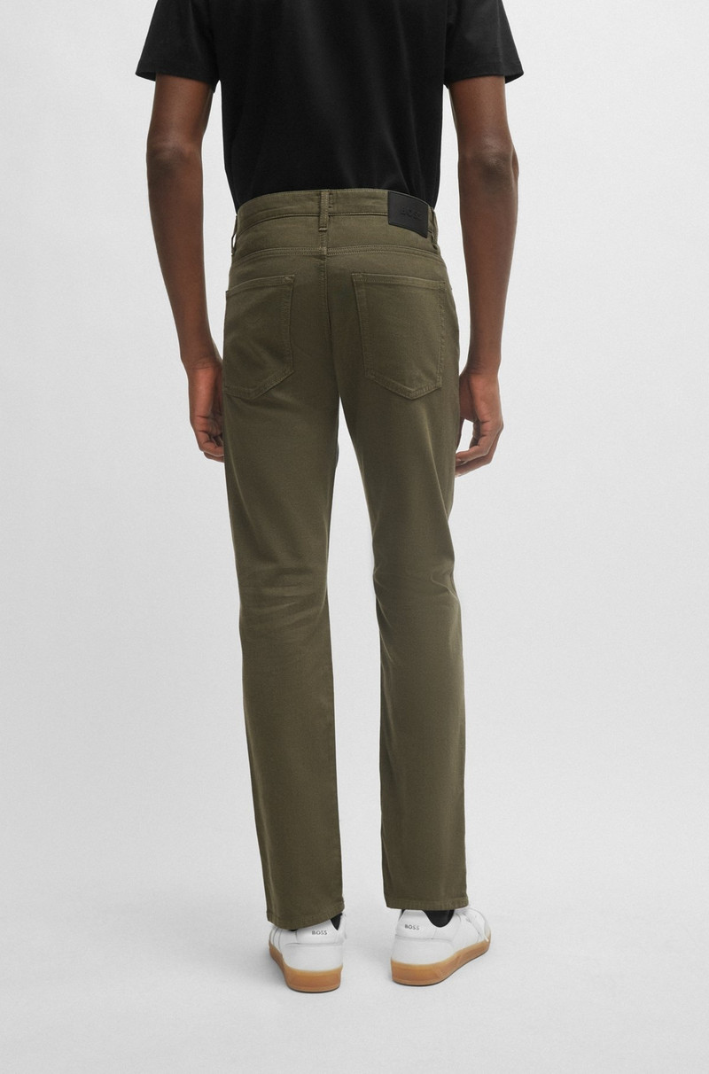 SLIM-FIT JEANS IN TWO-TONE STRETCH DENIM 4