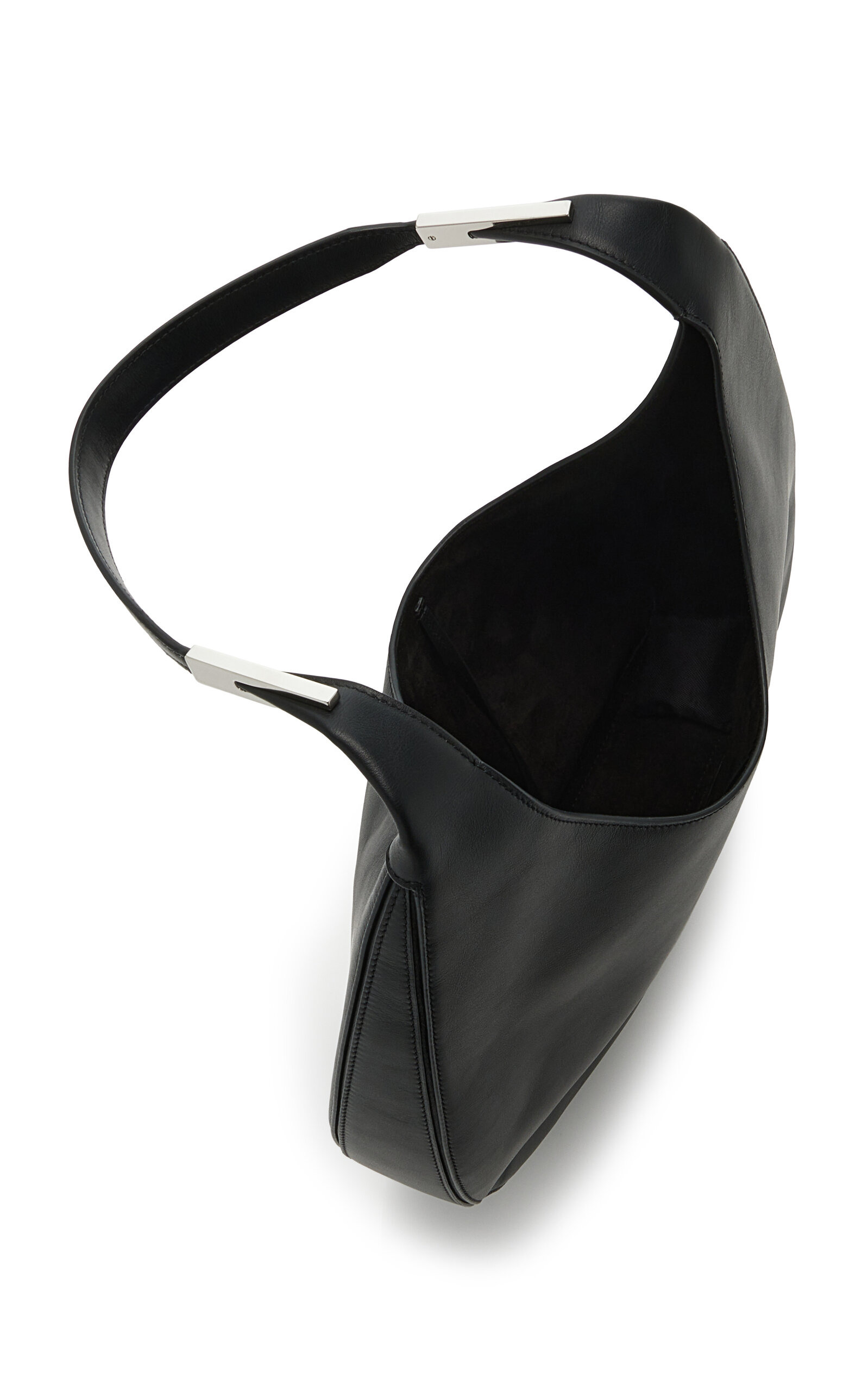 The Florence Leather Hobo Bag black - 5