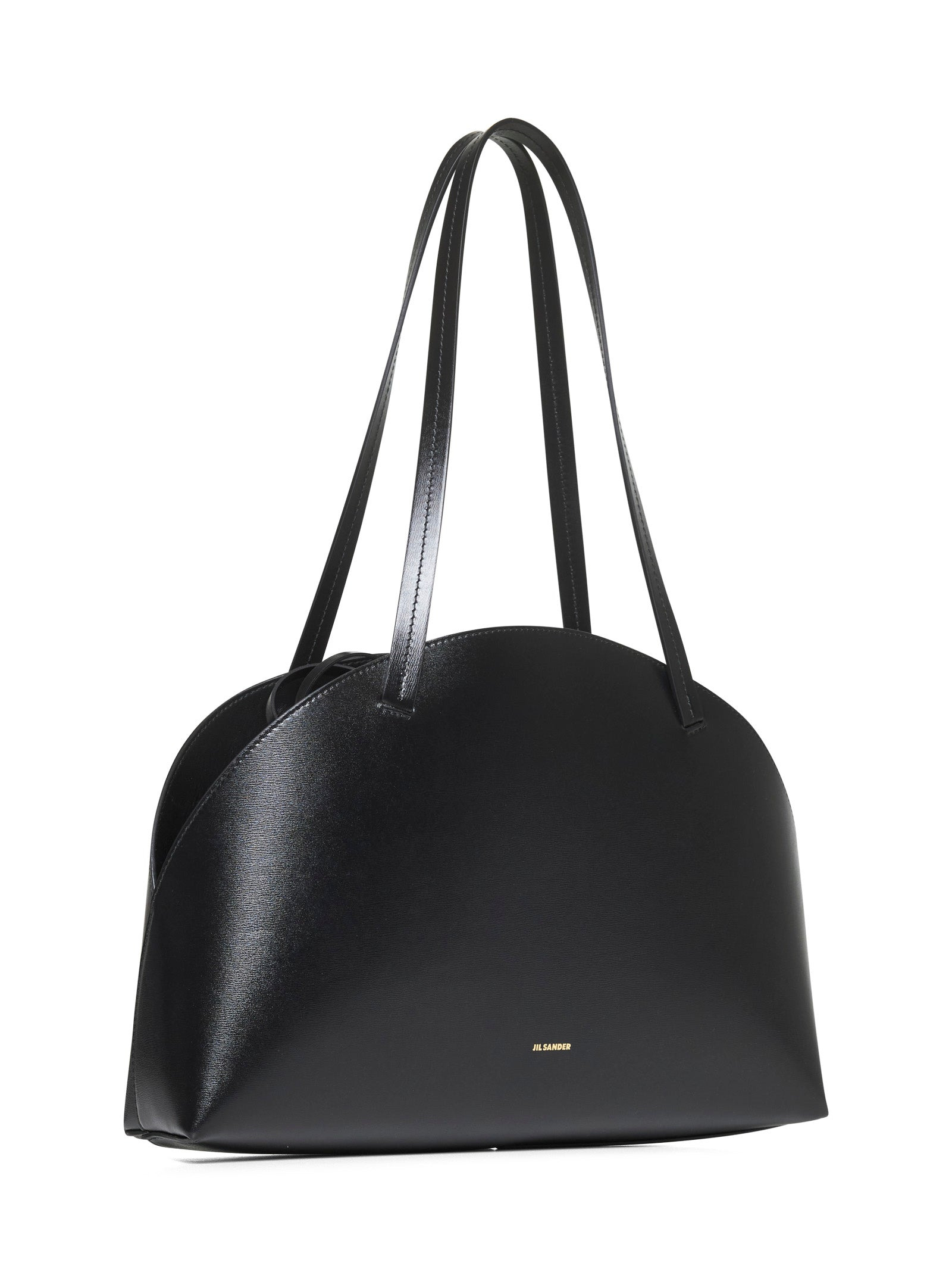 Jil Sander Women Black Curve Shoulder Medium Shoulder Bag - 2