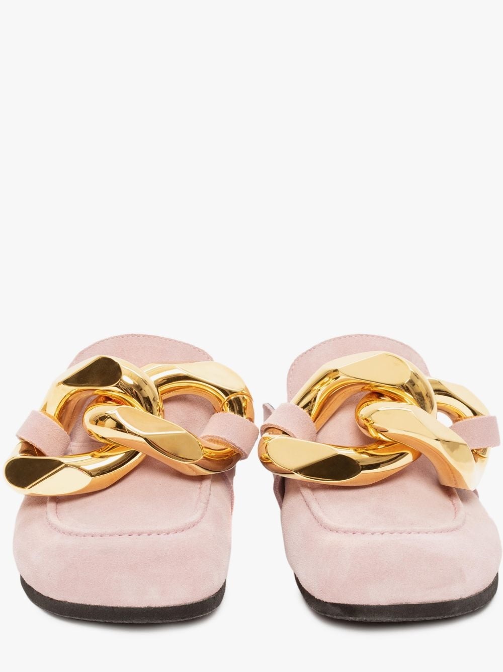 WOMEN’S SUEDE CHAIN LOAFER MULES - 3