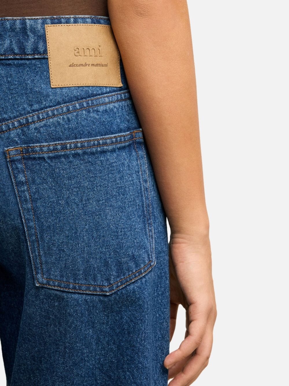 high-rise straight-leg jeans - 6