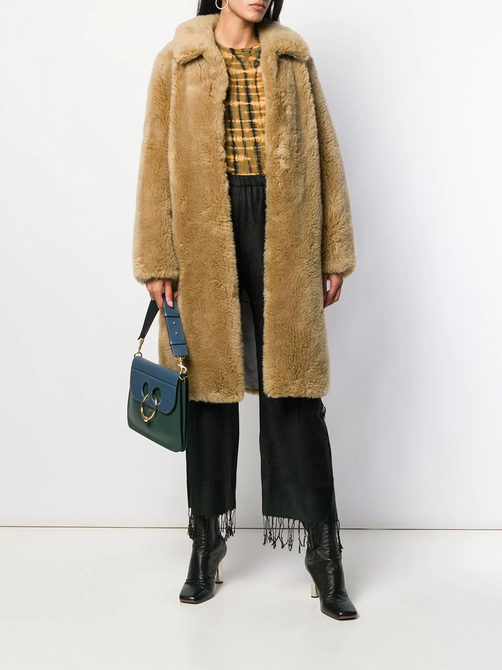 oversized faux fur coat - 2