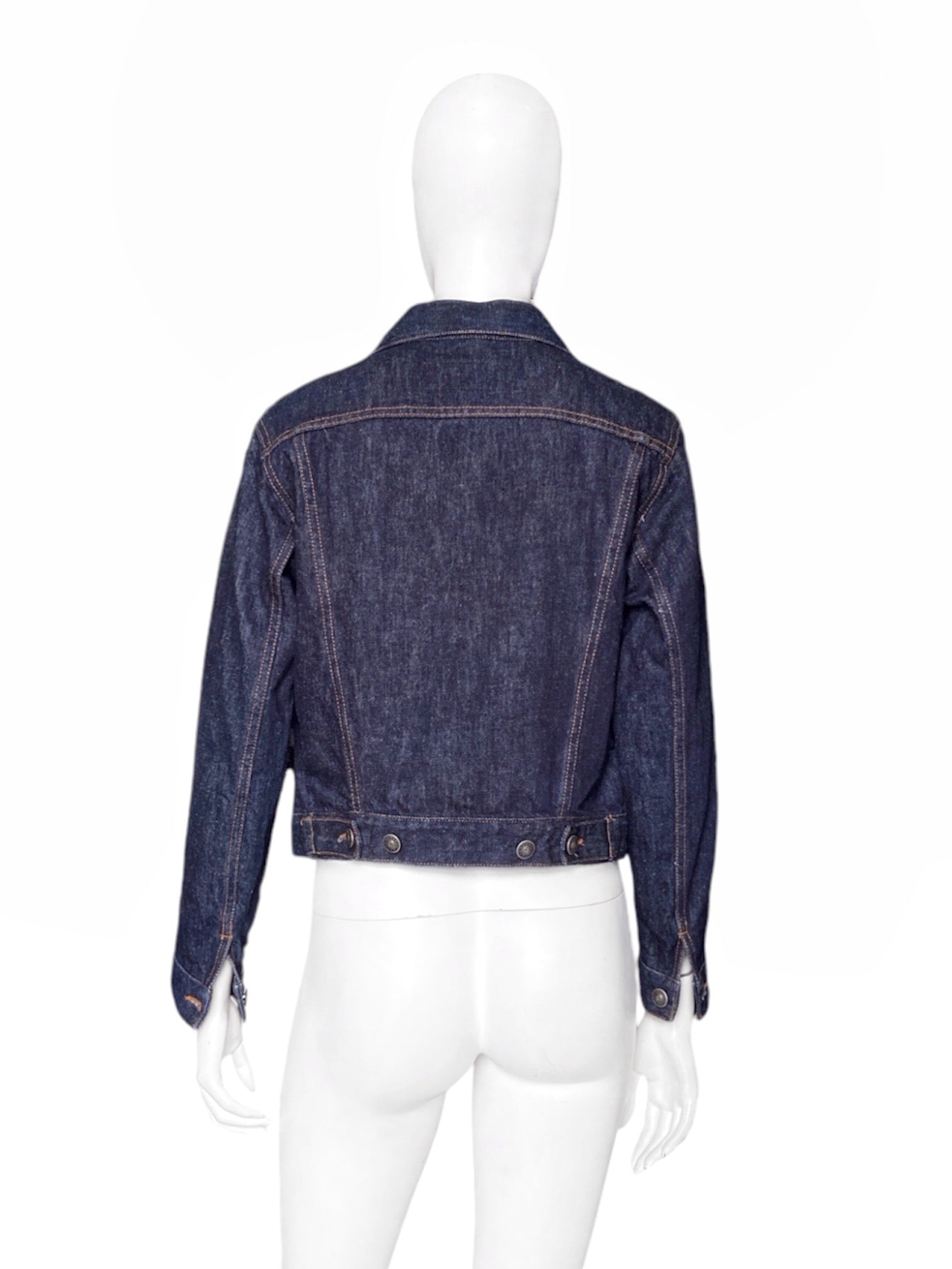 Gucci Spring 1998 Tom Ford Esther Cañadas Look#32 Raw Denim Jacket 42 - 5