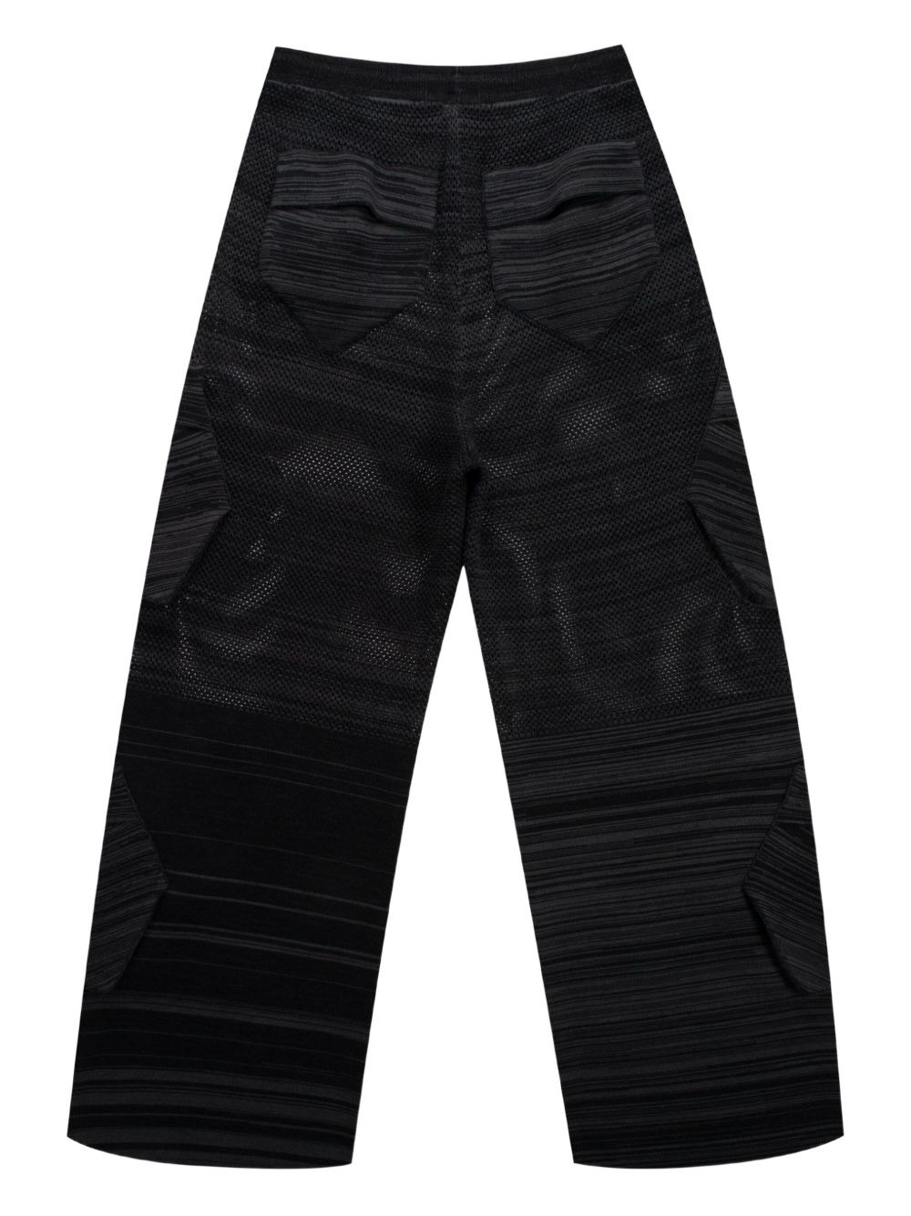 knit mesh trousers - 2