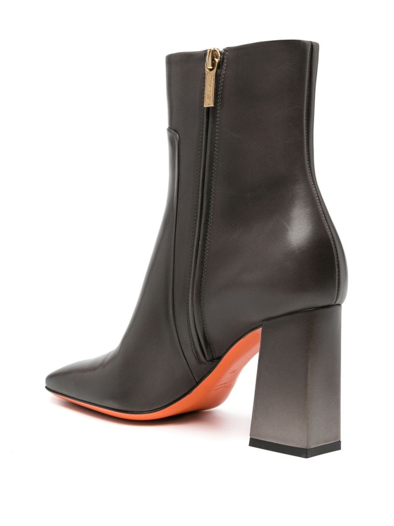90mm leather ankle boots 3