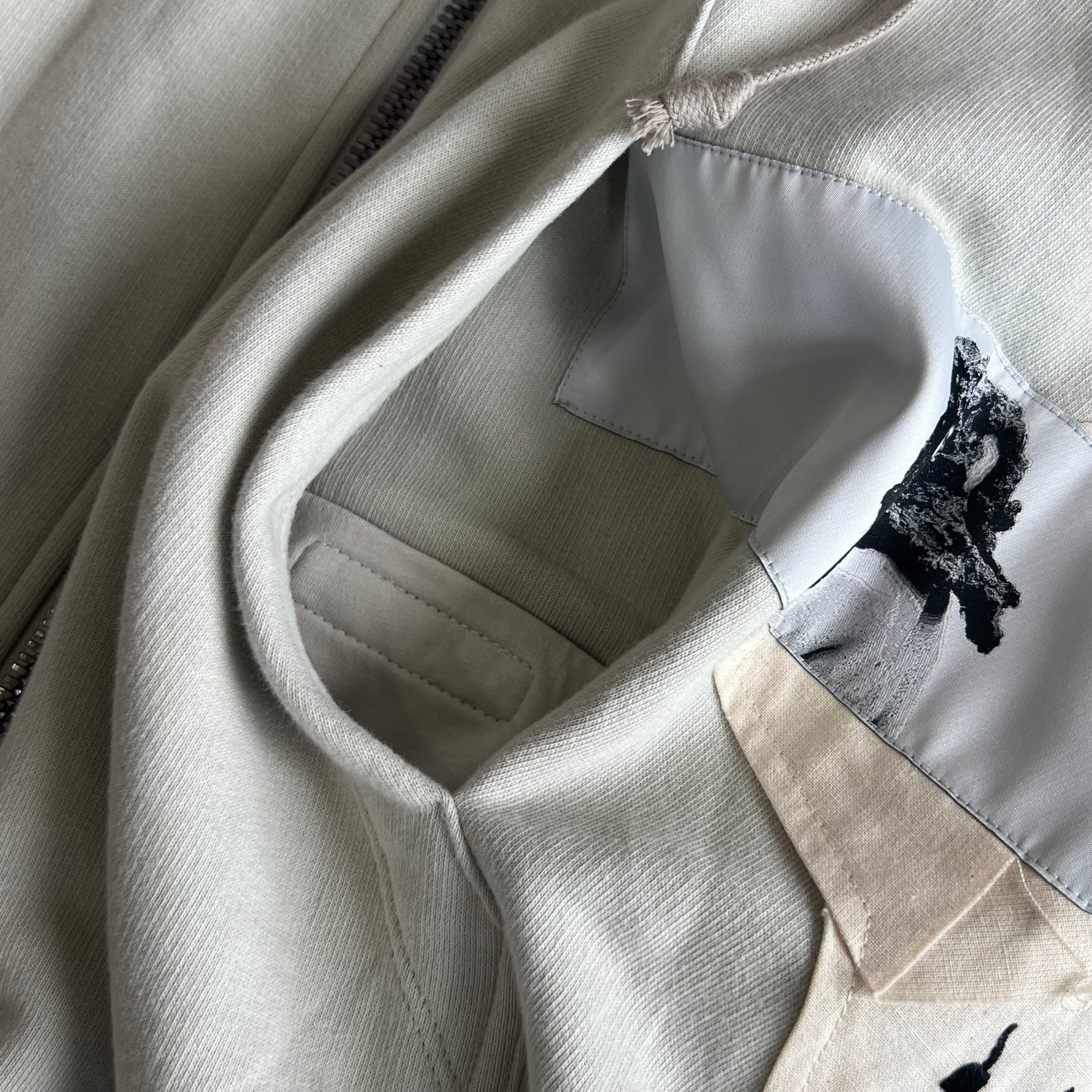 Final Blow - Rick Owens  Patched Jason Hoodie  SS17 Sz XL - 5