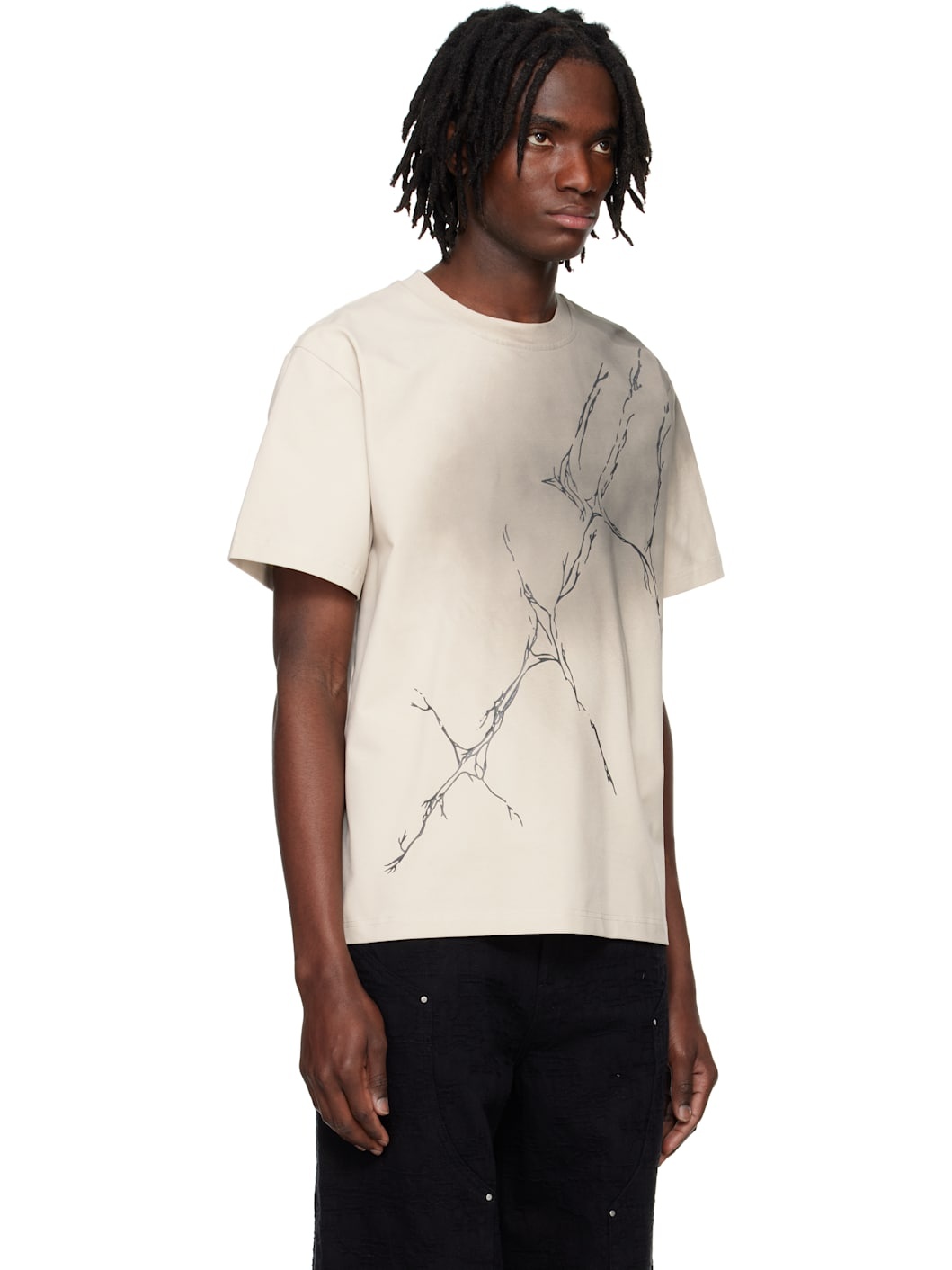 Beige Fluxus T-shirt - 2