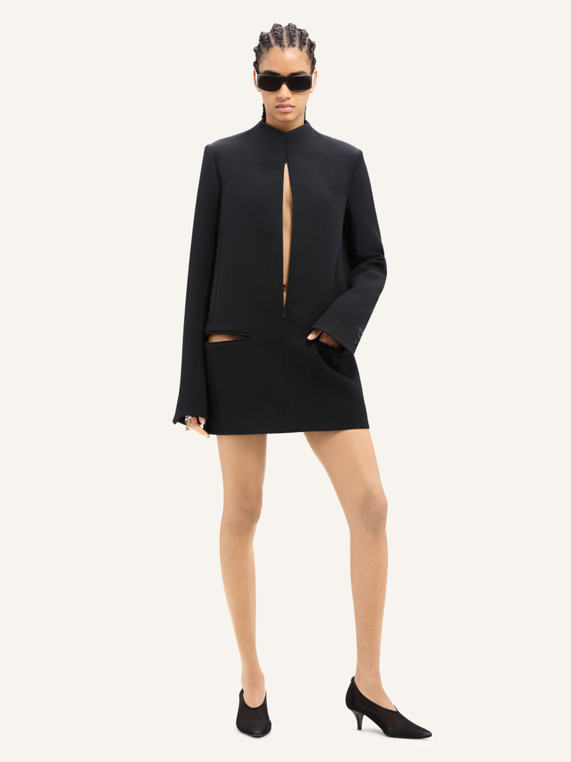courrèges FRONT ZIPPED HERITAGE MINI DRESS outlook