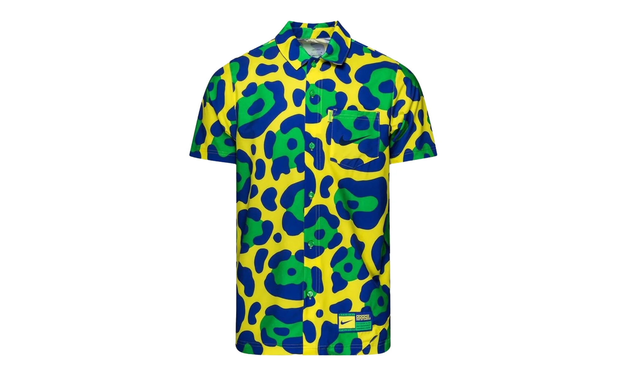 Brasil Men's Shirt "Dynamic Yellow/Green Spark/Paramount Blue/Paramoun" DR0466 100 - 1