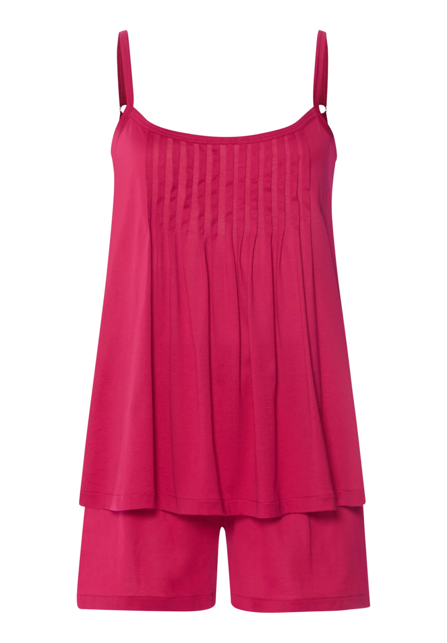 Juliet Pleated Cotton Pajama Set - 1