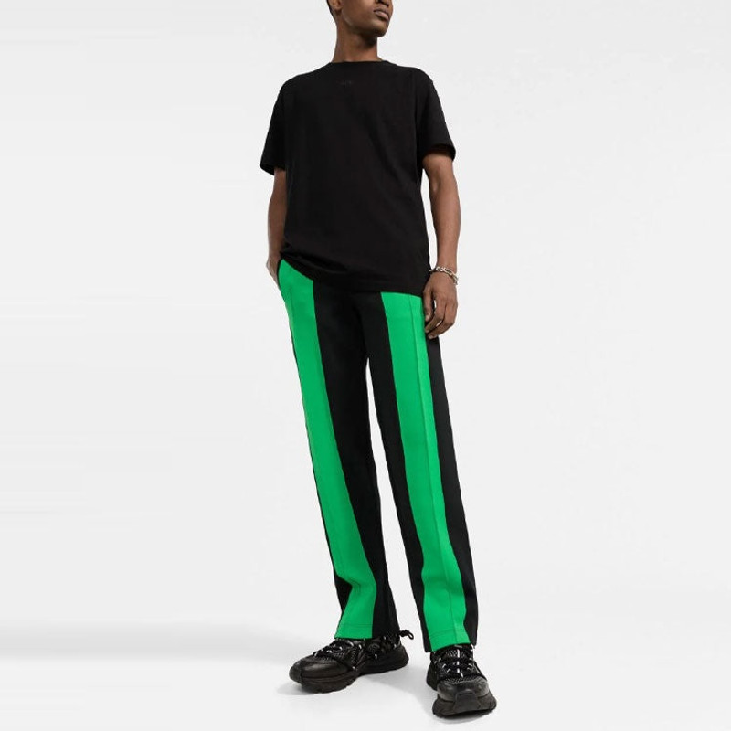 Off-White Off-White FW21 Arrow Pattern Solid Color Round Neck Short Sleeve Ordinary Version Black OMAA027F21JE outlook