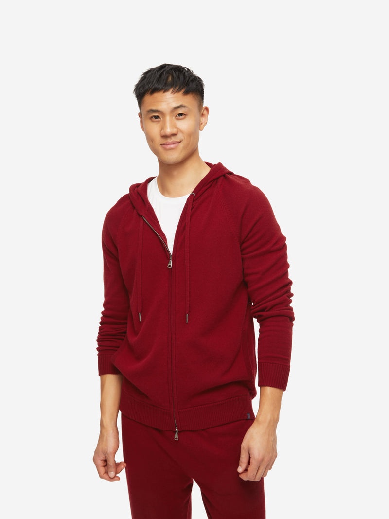 Men's Hoodie Finley Cashmere Ruby - 4