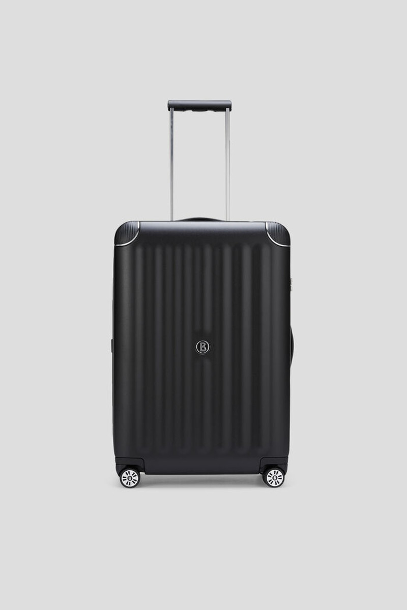 Piz Deluxe medium hard shell suitcase in Black 1