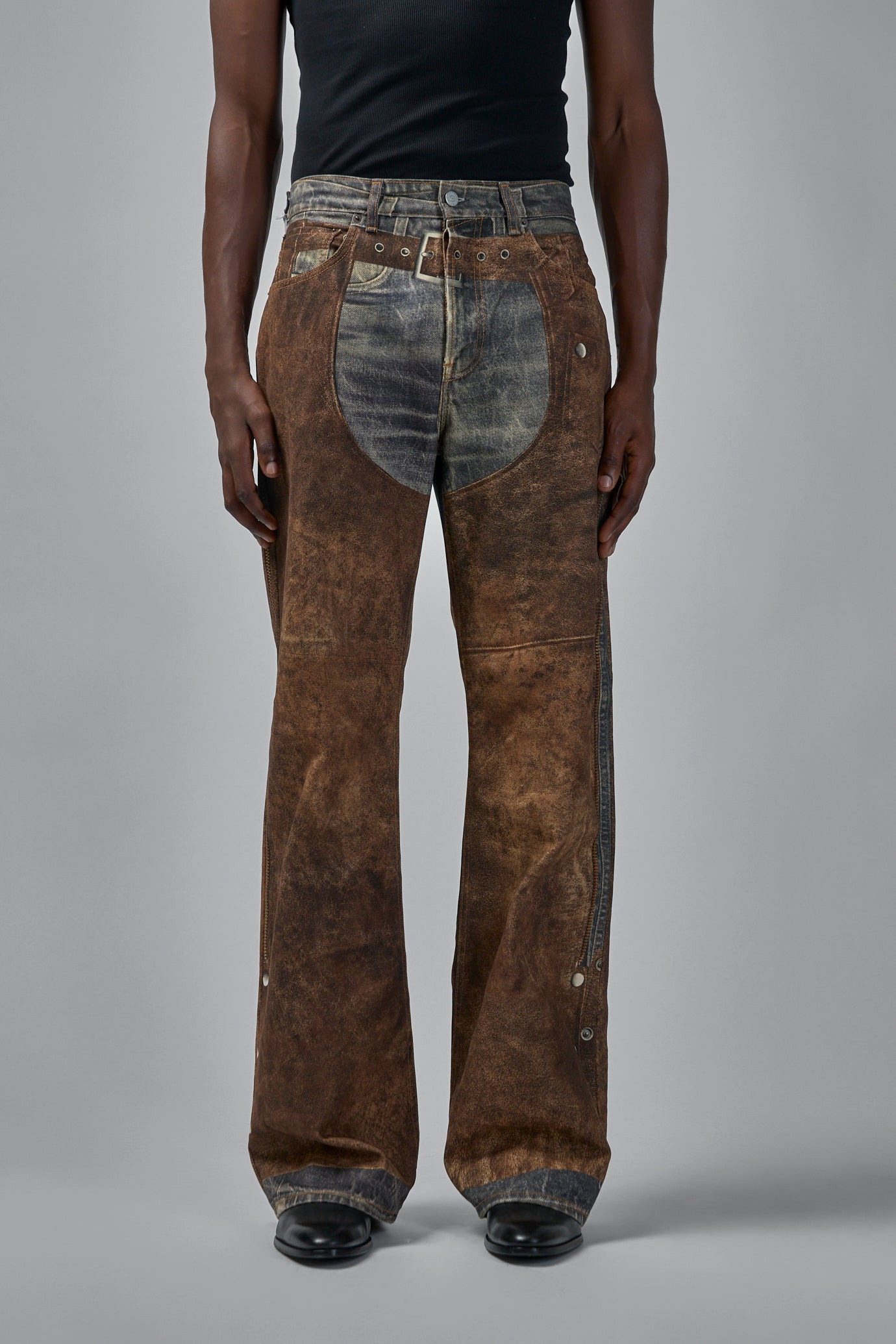 Printed Jeans Regular Fit - 3