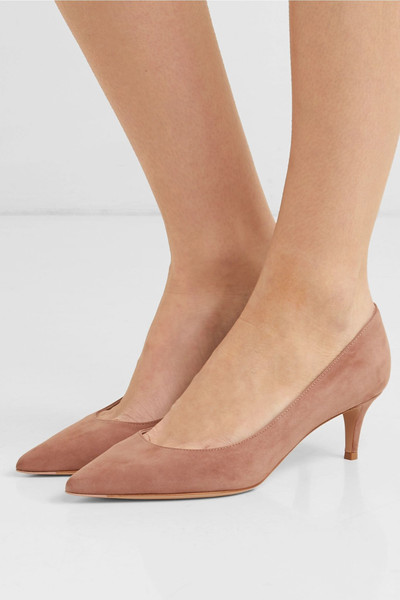 Gianvito Rossi 55 suede pumps outlook