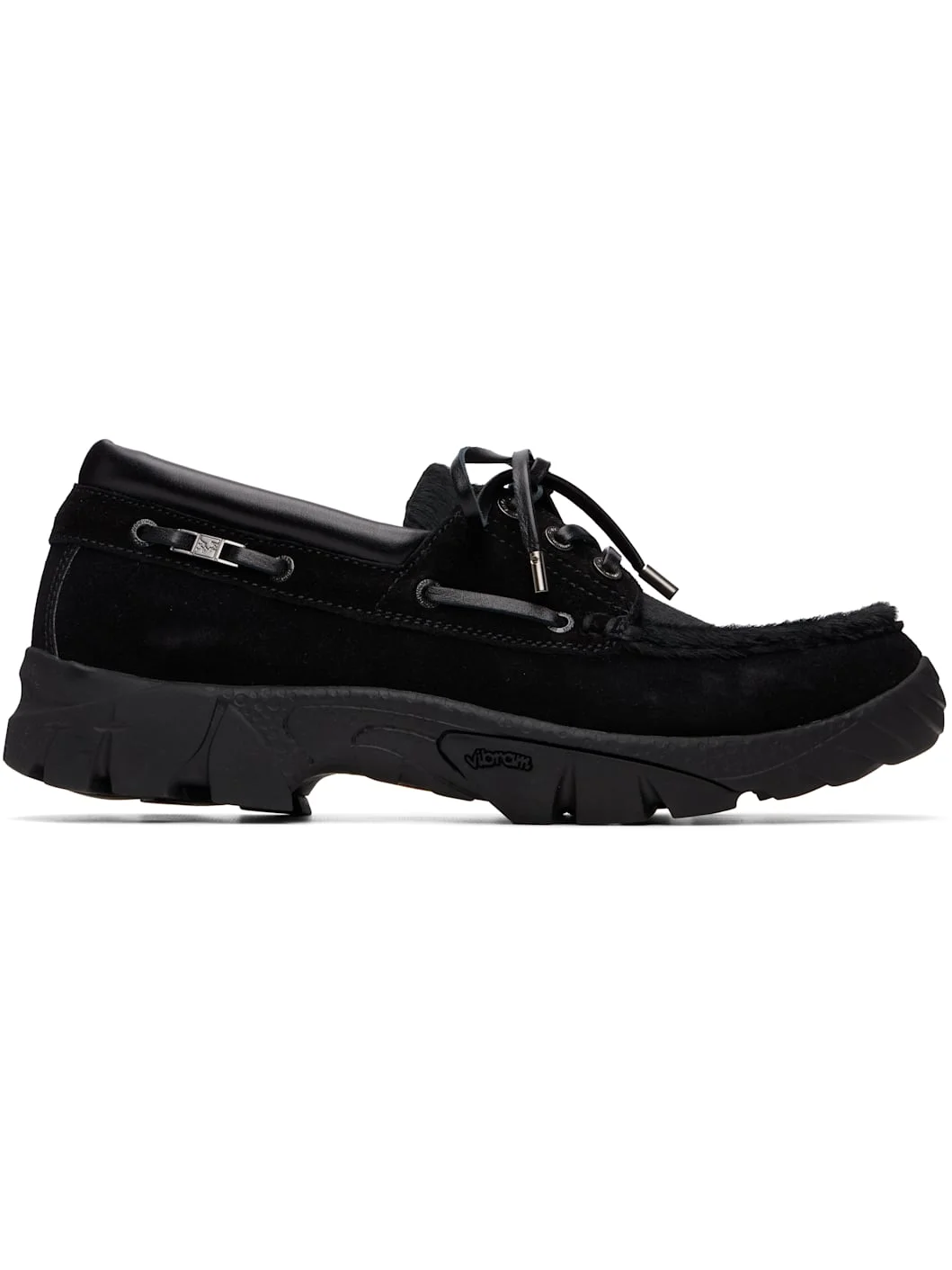 Black Suede Boat Shoes - 1