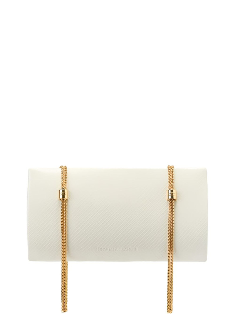 logo python texture clutch bag 1