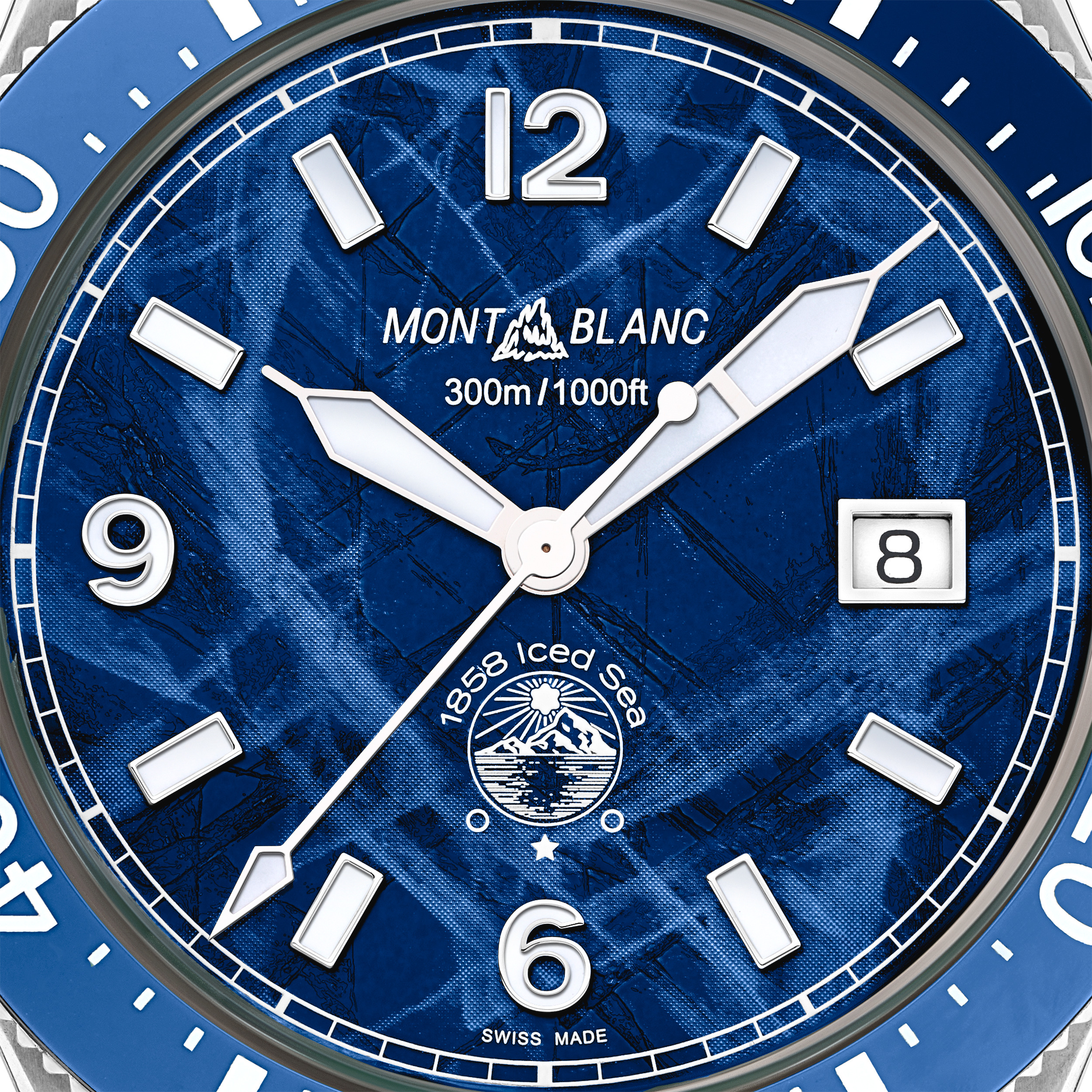 Montblanc 1858 Iced Sea Automatic Date - 4