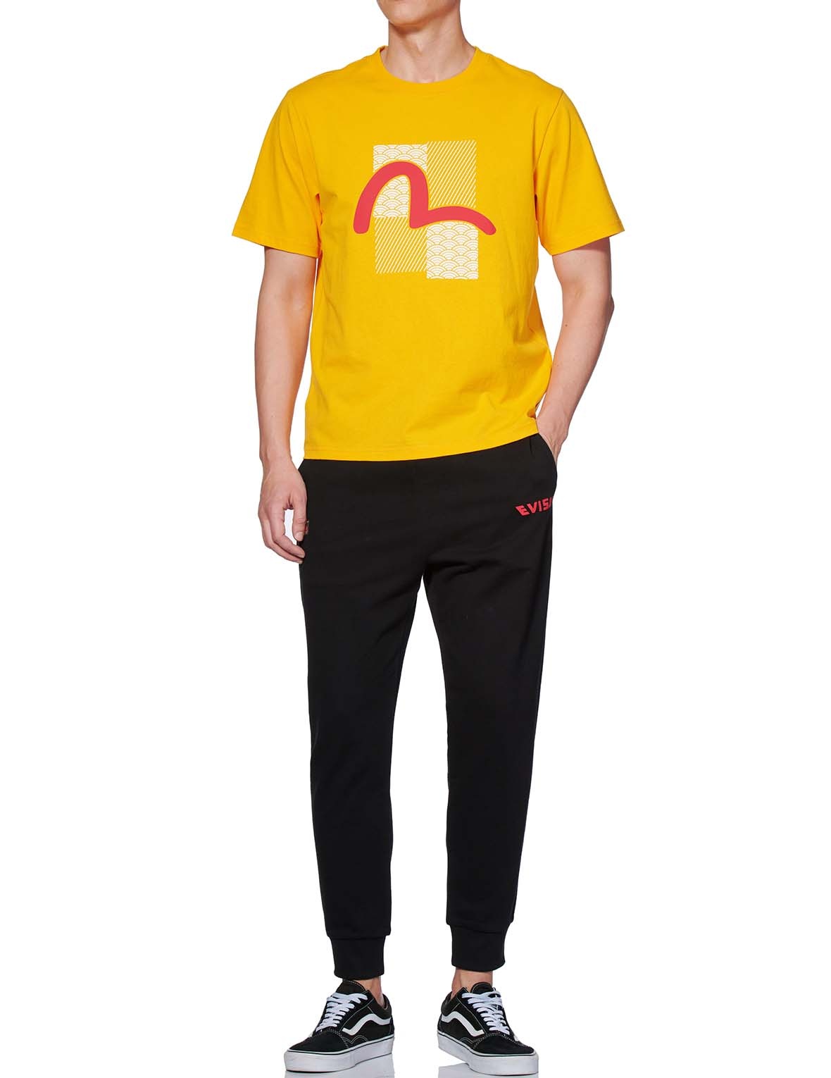 SEAGULL AND PATTERN COLLAGE PRINTED SWEATPANTS - 6