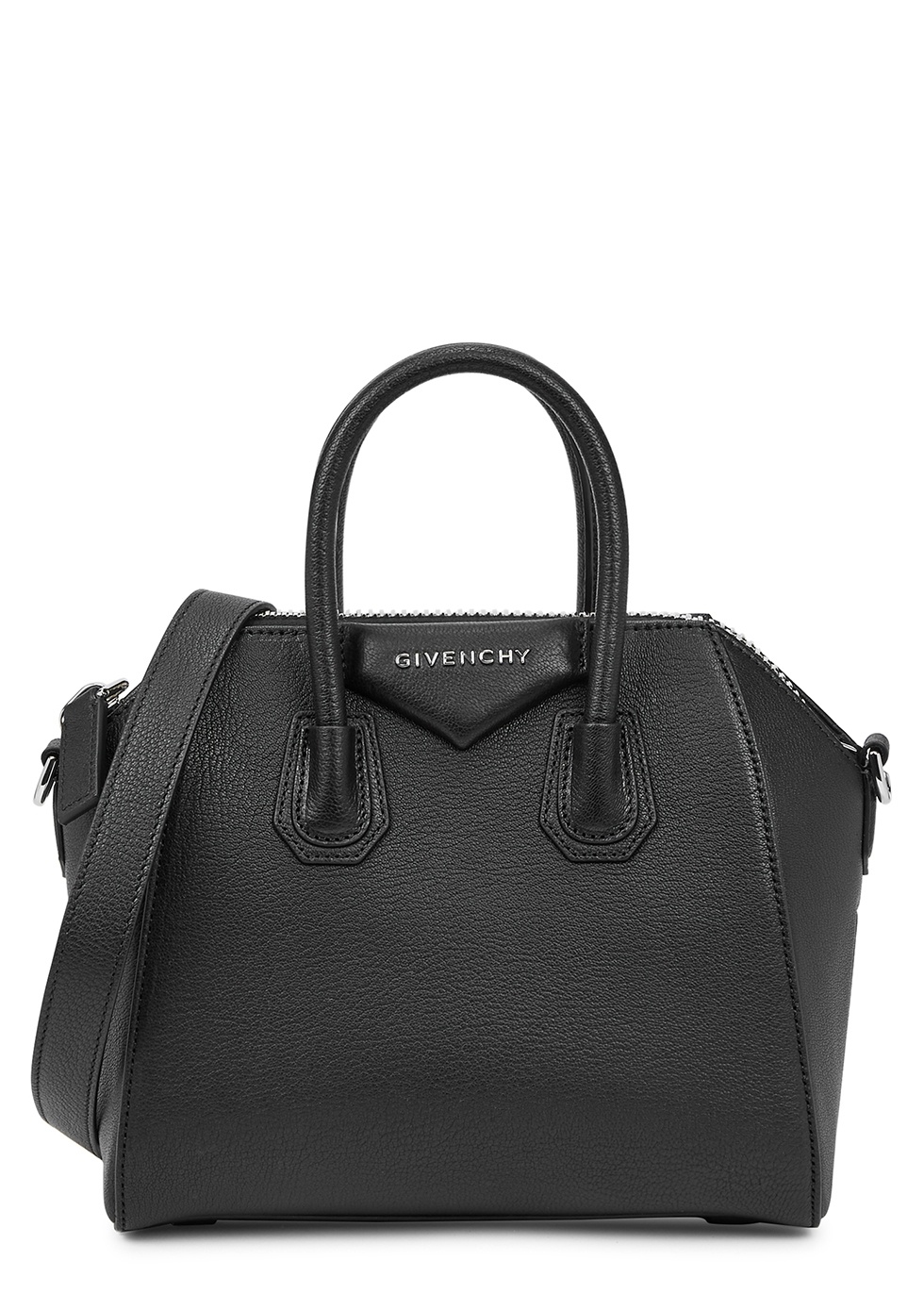 Antigona mini leather top handle bag - 1