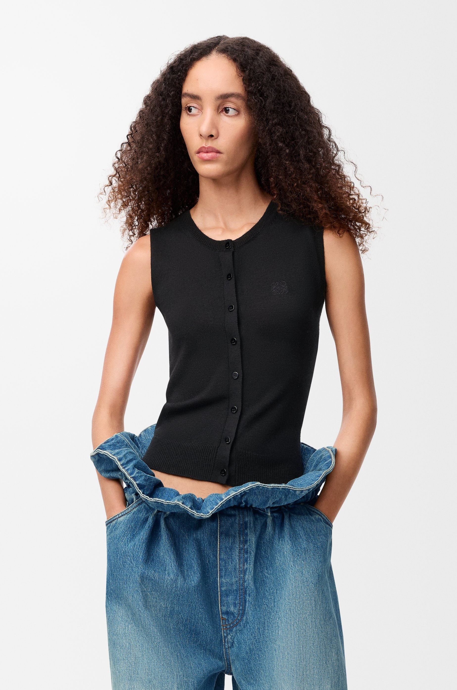 Vest in cashmere and silk - 3