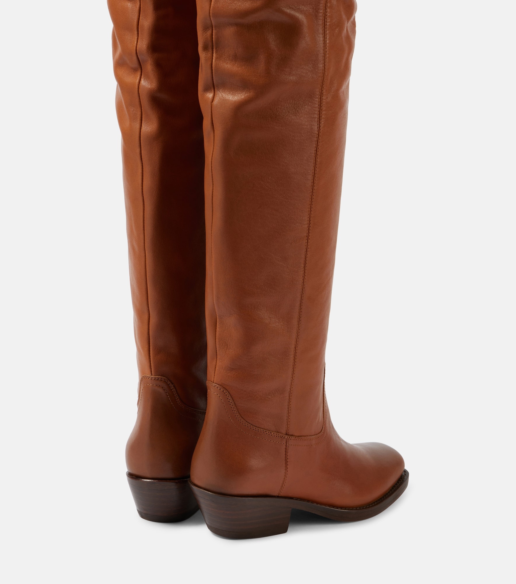 Amati leather over-the-knee boots - 2