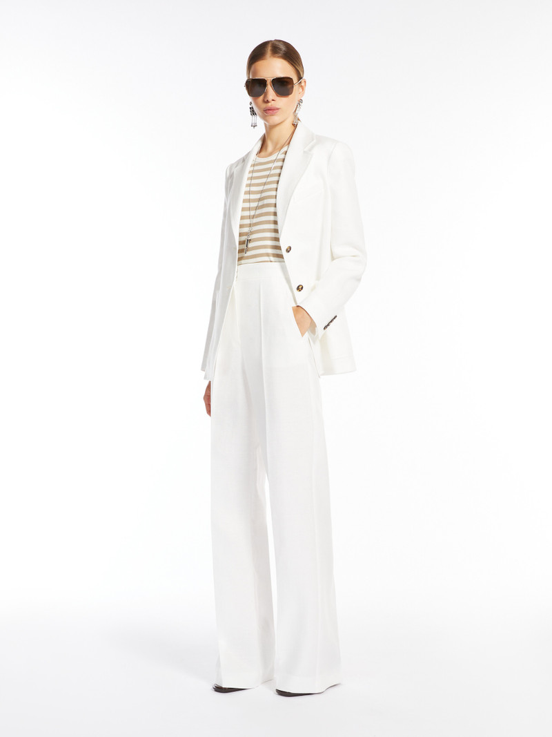 Max Mara AVERSA Pure linen trousers outlook