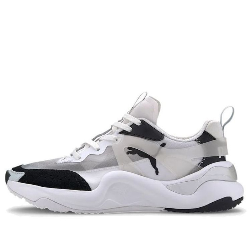 (WMNS) PUMA Rise 'Black White' 371777-02 - 1